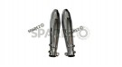 For Royal Enfield GT and Interceptor 650 Silver Stallion Exhaust Silencer LH RH - SPAREZO